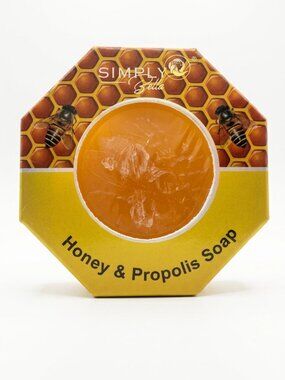 Simply Bella Honey & Propolis Soap Mild Soap Bar For Sensitive Skin 100g NIB